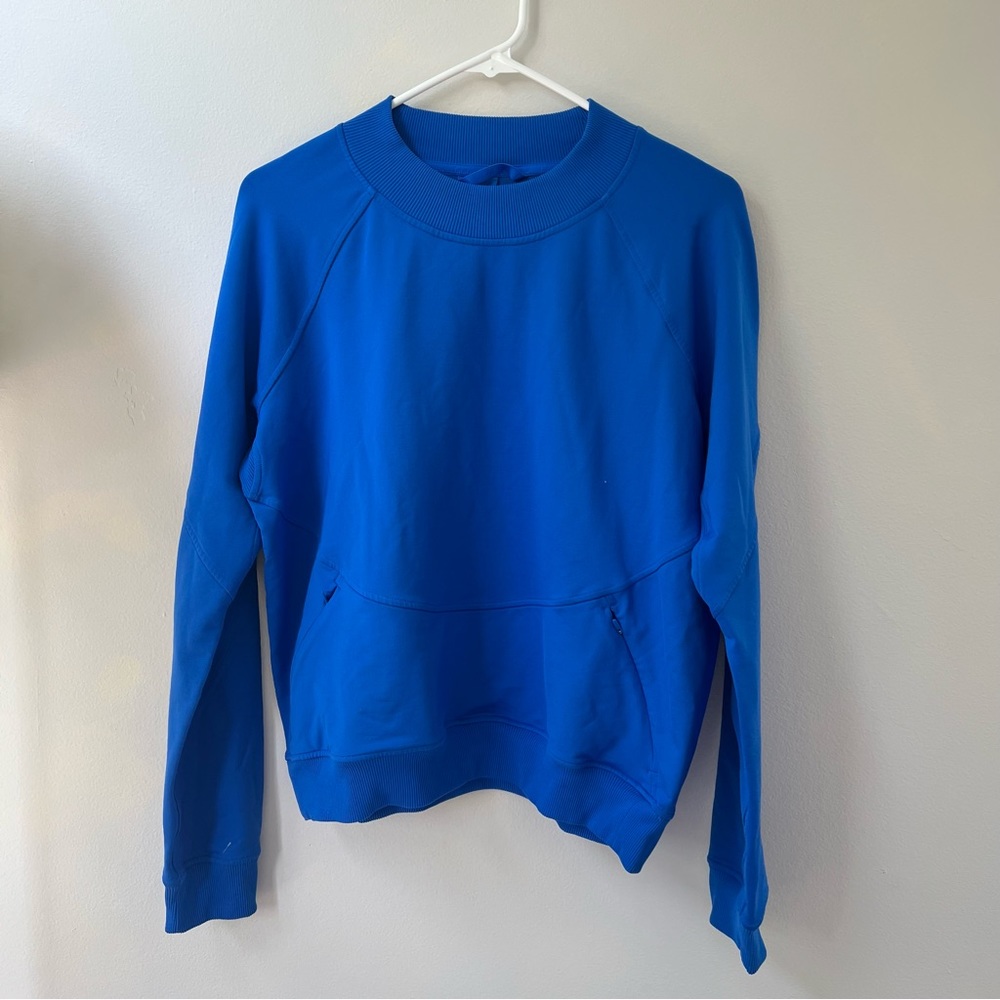 LULULEMON blue Pocket Pullover Sweatshirt